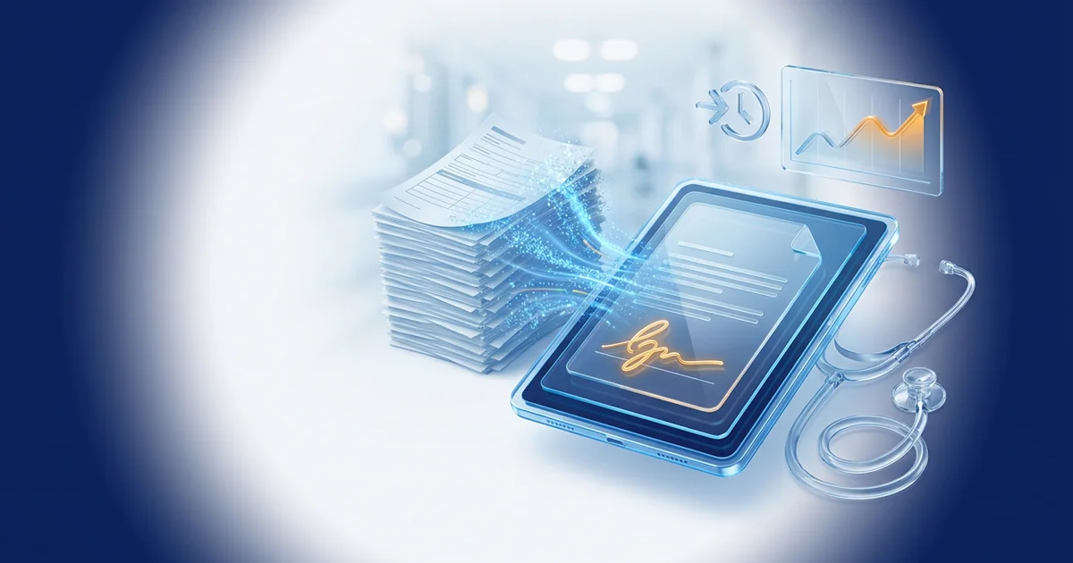 Sant Pau Hospital case study: informed consents digitalized with biometric signature, 12,000 hours saved per year