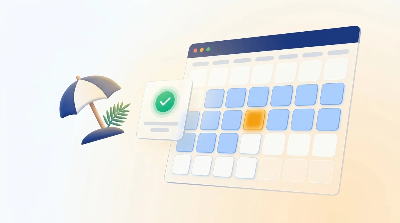 Calendario de vacaciones de equipo con solicitudes aprobadas desde el móvil, la alternativa al cuadrante de vacaciones en Excel